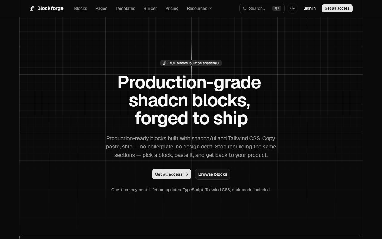 Blockforge website