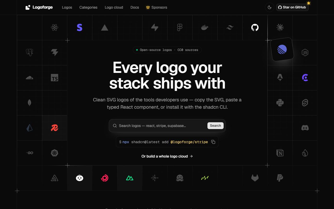 Logoforge website
